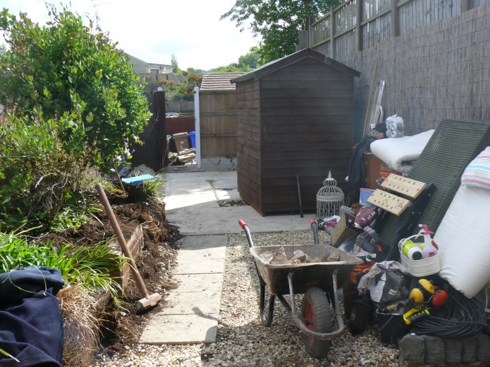 Commencing work on the landscaping job in Lightwood, Stoke-on-Trent