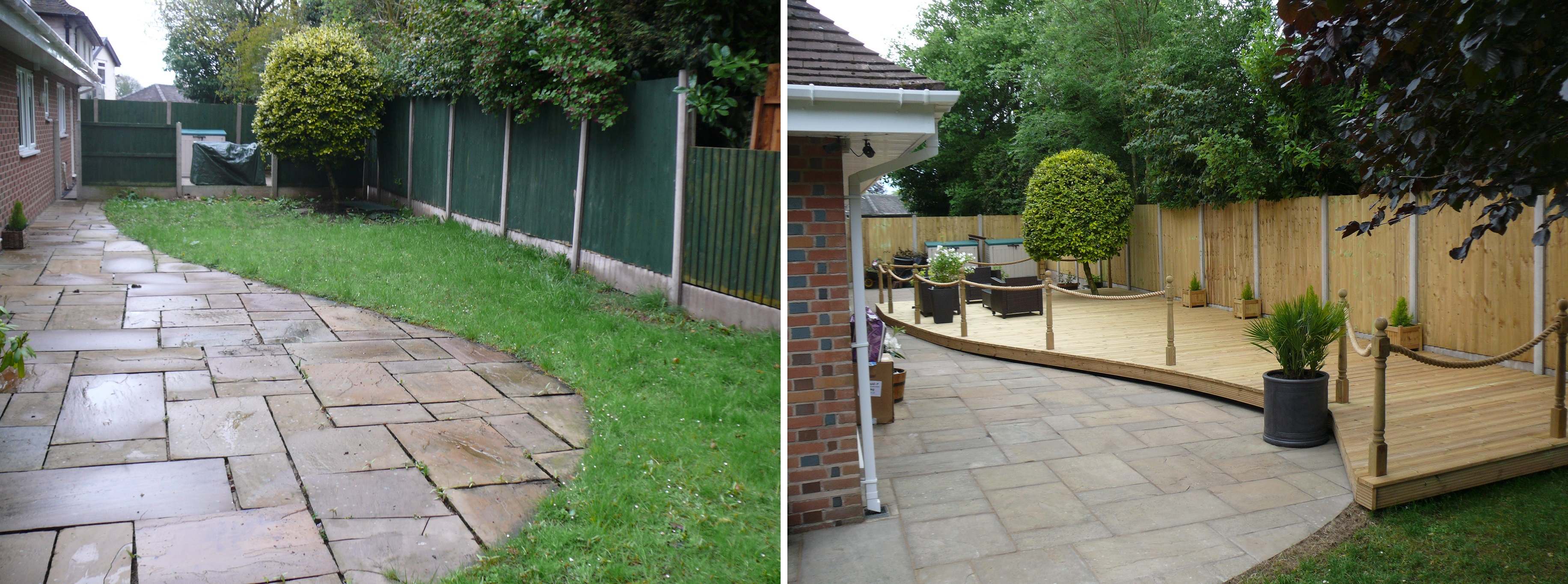 Landscaping in Mottram St Andrew - Before and After Landscaping in Mottram St Andrew - Before and After