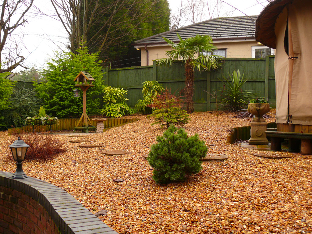 Border, Gravel, Stepping stones, Farmer, Blythe Bridge