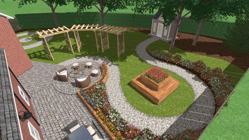 CAD Drawing - produced by Blue Iris Landscapes | Blue Iris Landscapes CAD Drawing - produced by Blue Iris Landscapes