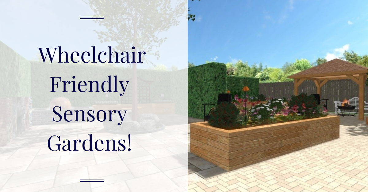 Wheelchair friendly sensory garden