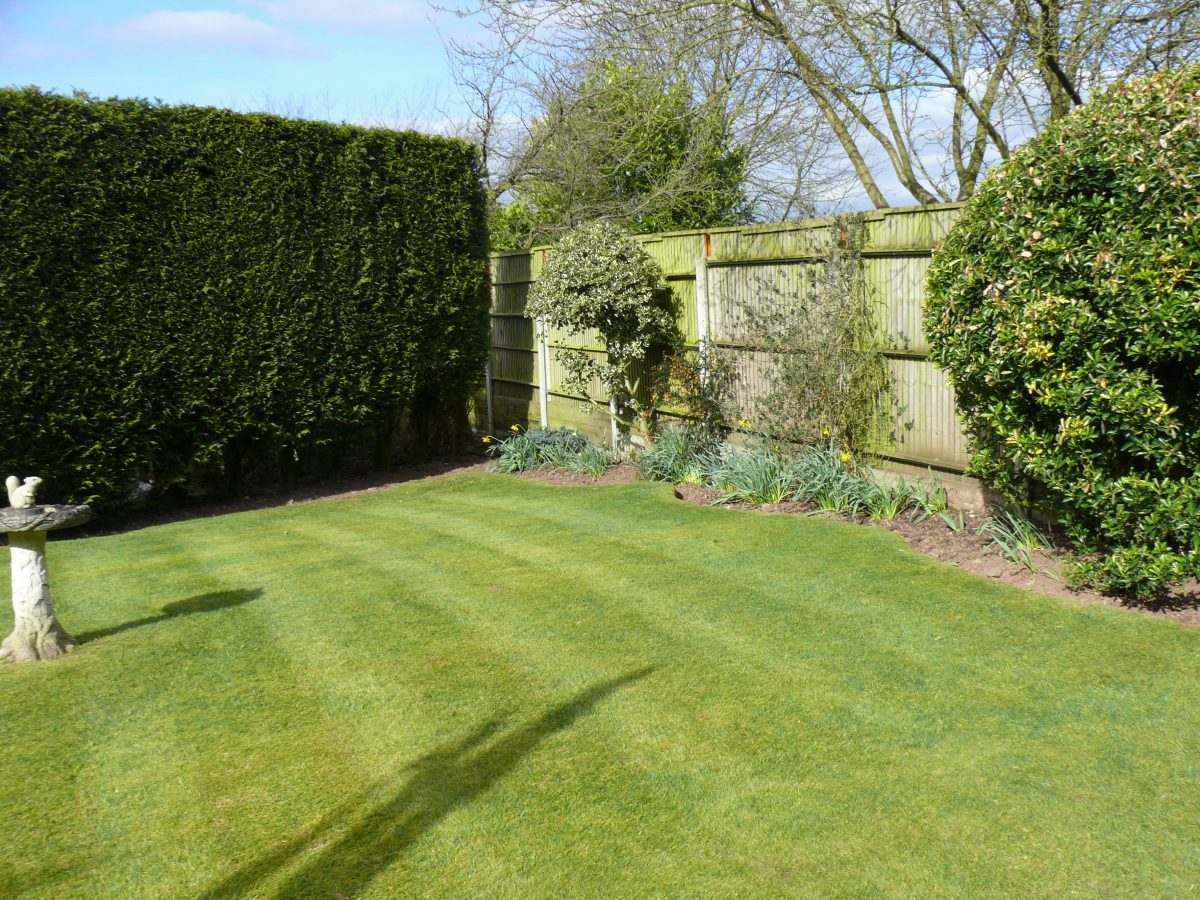 Garden Maintenance with lawns mowed and hedges cut
