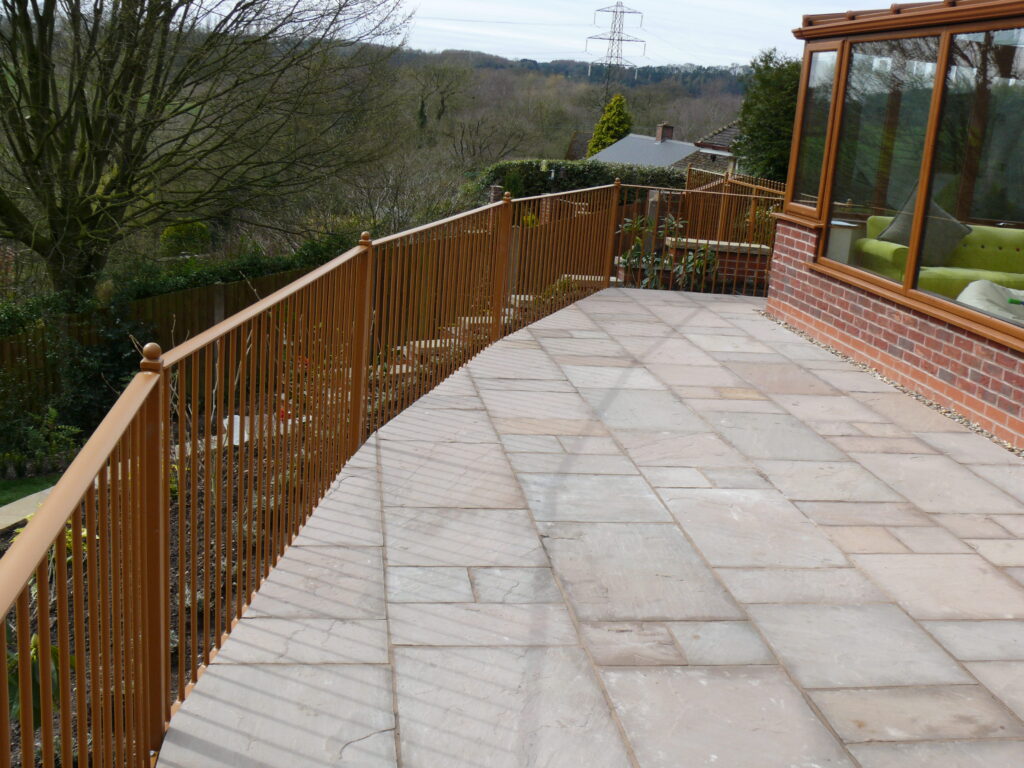 Patio, Railings Fencing, Wakefield, Tittensor 2 - Copy | Blue Iris Landscapes Fencing in Tittensor