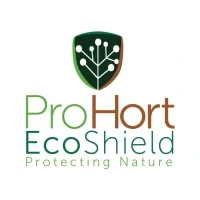 ProHort EcoShield logo featuring a green-brown shield with a tree-network icon and the text 'ProHort EcoShield' with the slogan 'Protecting Nature'.